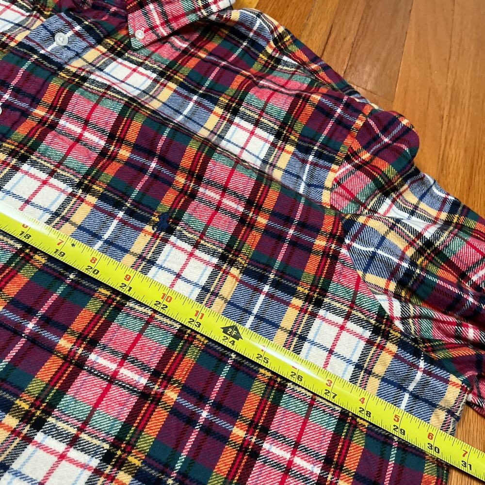 Ralph Lauren Shirt Mens 3XB Plaid Soft Flannel Button Down Pocket Pony Logo - Picture 5 of 10